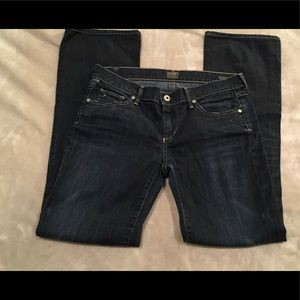 CITIZENS OF HUMANITY “Kelly” low rise boot-cut S31